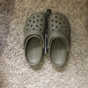 Unisex Khaki Colored Crocs